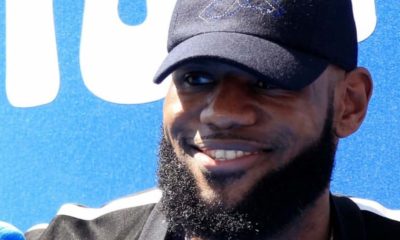 Lebron James wearing a cap | WATCH: LeBron James Scream Like a Beezy After Being Triggered by The National Anthem | featured