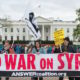 No War On Syria banner | Did Donald Trump Give a Green Light to Turkey in the Invasion of Syria? | featured