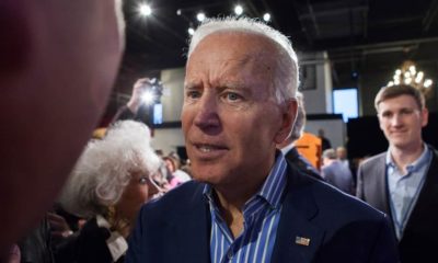 Presidential candidate and former Vice President Joe Biden having interview | Priest Denies Communion to Joe Biden for Supporting Abortion Rights | featured