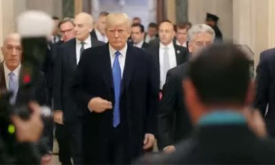 President Trump with his constituents | Trump Slaps Back at Democrats’ Impeachment Scam With This Brilliant New Ad | featured