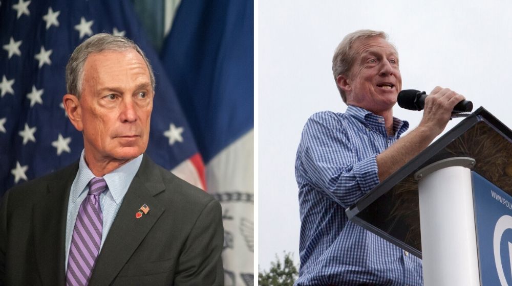 Bloomberg and Steyer | Billionaires' $15m on Campaign TV Ads Could Have Helped Ease Homeless Crisis | Featured