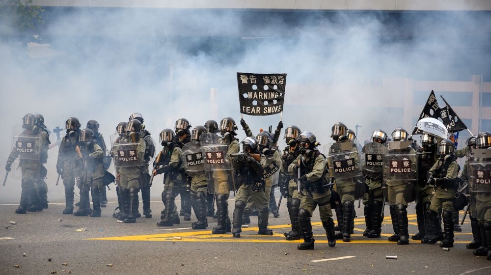 Hong Kong Police | Hong Kong Police Fire Tear Gas at Pro-Democracy Protests | Featured