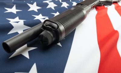 Shotgun on the USA Flag | More Counties Are Passing Measures to Protect the Second Amendment | Featured