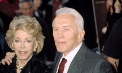 Kirk Douglas with his wife Ann | Ann and Kirk Douglas at premiere of IT RUNS IN THE FAMILY | Featured