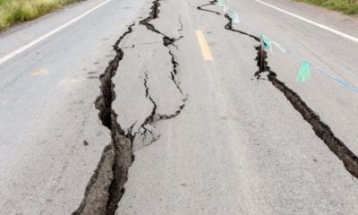 cracked road due to earthquake | 5.7 Magnitude Earthquake Hits Utah | Featured