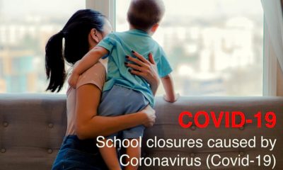 mother and son near their window | Nationwide School Closures Amid Coronavirus Concerns | Featured