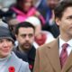 Canada Prime Minister Justin Trudeau and wife Sophie Gregoire | Justin Trudeau’s Wife Tests Positive for Coronavirus | Featured