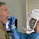 Old man having a swab test | South Korea to Ship 600,000 Coronavirus Testing Kits to U.S. on Tuesday | Featured
