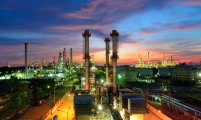 oil refinery twilight | Russians, Saudis Agree to Cut Crude Production | Featured