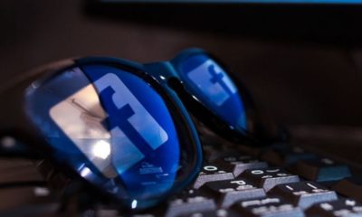 Facebook reflectiin on a sunglasses | Facebook Offers Opt-In Coronavirus Symptom Survey to U.S. Users | Featured