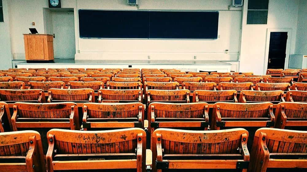 College empty classroom | Colleges Under Fire | Featured