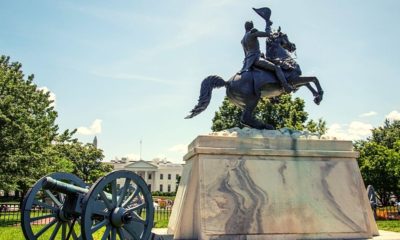 The Jackson Statue | Four Men Charged for Trying to Pull Down Statue Outside White House | Featured