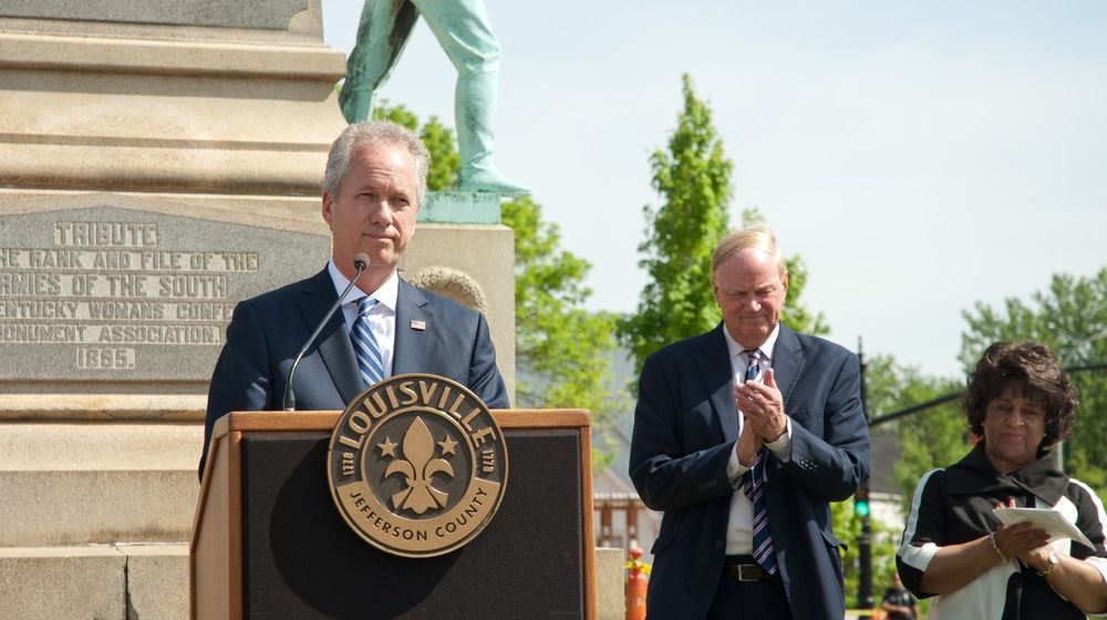 Mayor Greg Fischer | Louisville Police Officers Walk Out on Mayor Fischer as Form of Protest | Featured