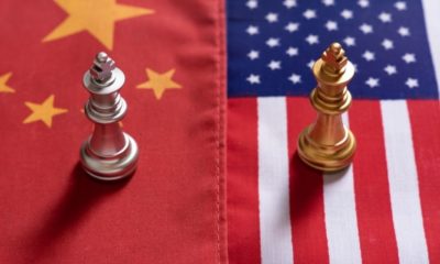 Chess Game, Two King Stand Confront on China and US National Flags | US Orders Chinese Consulate to Close | Featured