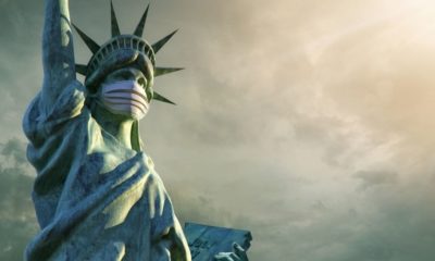 3D Statue of Liberty in Medical Mask | U.S. COVID-19 Cases Rise to New Single-Day High as Country Welcomes Fourth of July Weekend | Featured