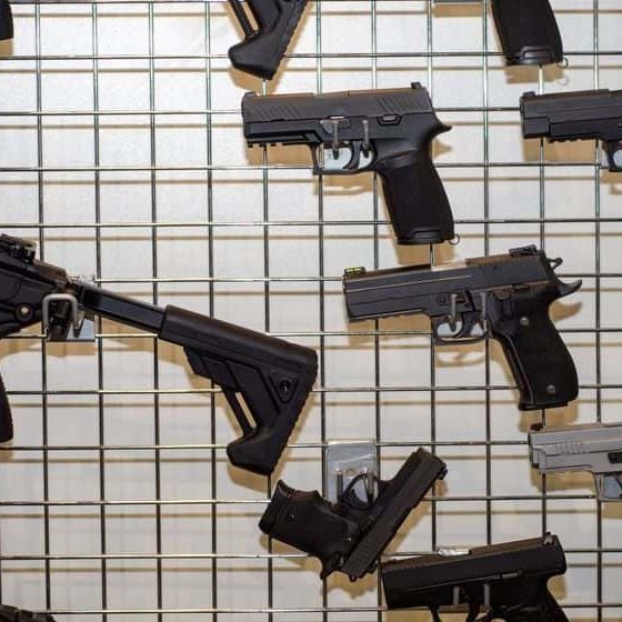 Gun Wall Rack with Firearms | Number of Firearm Background Checks Reaches Highest in Years | Featured