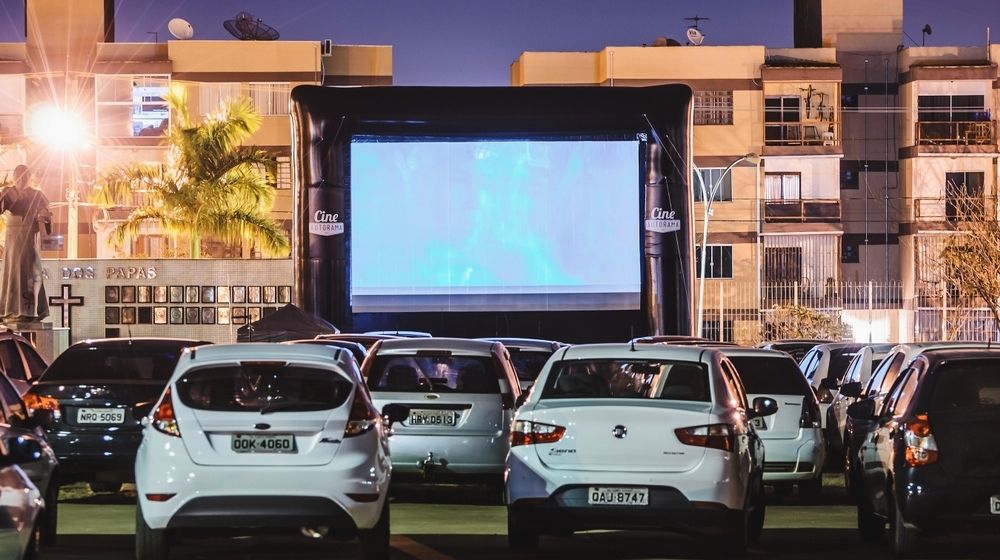 Parked cars at Praca do Papa square | Movie Business Pivots to Outdoor Models Amid COVID-19 Pandemic | Featured
