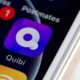 Quibi Mobile App Icon on a Smartphone | Video App “Quibi” Reportedly Keeps Less Than 10% of Subscribers After Its Free Trial | Featured