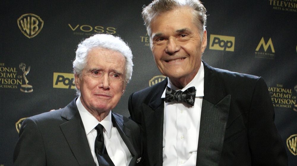 Regis Philbin, Fred Willard at the 42nd Daytime Emmy Awards Gala | Regis Philbin Dies at 88, Report Says | Featured