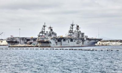 USS Bonhomme Richard (LHD-6) and USS Boxer (LHD-4) | Servicemen Injured After US Navy Ship Catches Fire | Featured