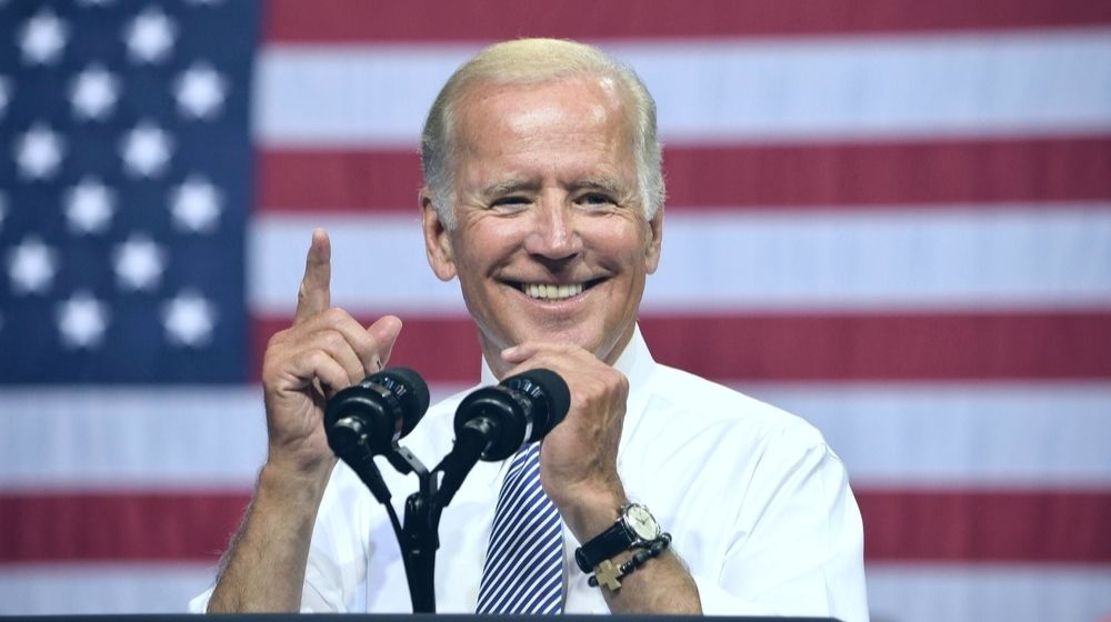 Former Vice President of the United States Joe Biden Makes a Pointing Gesture | Biden Launches New Ad Blitz to Court Seniors; Aims at Trump | Featured