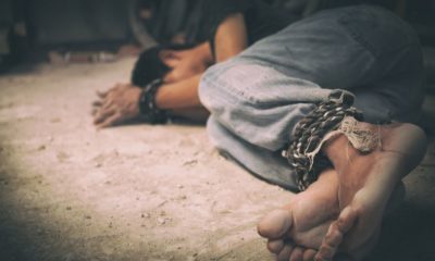 Hopeless Man Hands Tied Together with Rope | Human Trafficking on the Rise Amid Pandemic | Featured