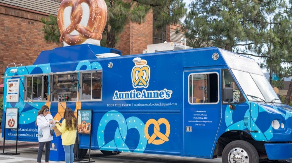 An Auntie Anne's Food Truck in Burbank | Auntie Anne’s Releases “Recline-To-Dine Chair” and Launches Contest | Featured