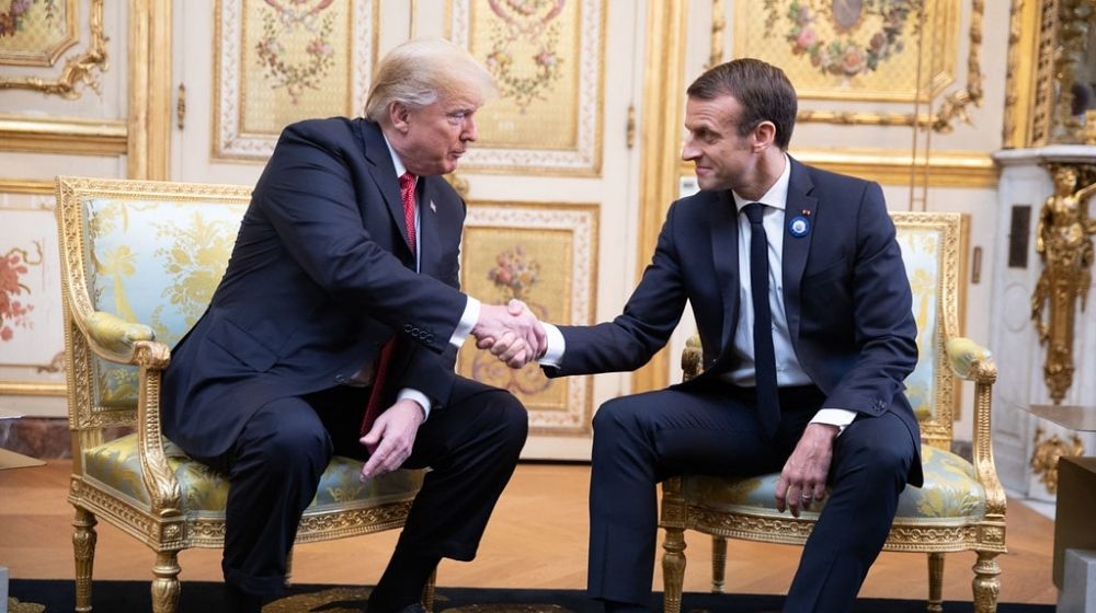 President Donald J. Trump and President Emmanuel Macron | Beirut Explosion: Trump, Macron Discuss Sending Immediate Aid to Lebanese People | Featured