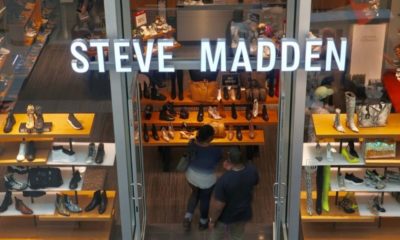 STEVE MADDEN Sign and Shoppers at Retail Store Location | Steve Madden Focuses on Flats as Consumers Seek Comfortable Footwear | Featured
