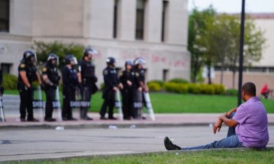 African-American Sits and Watches Police in Riot Gear | Donald Trump Saved Kenosha. Period | Featured
