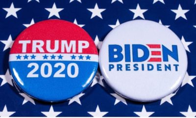 Donald Trump and Joe Biden Pin Badges | Trump and Biden Brawl in Cleveland | Featured