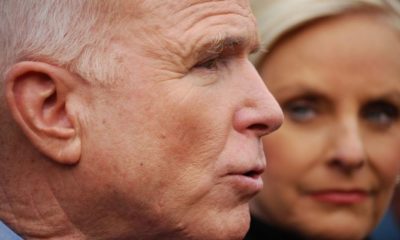 Former United States Senator John McCain and wife Cindy McCain | Cindy McCain, a Republican, Endorses Biden: “There’s Only One Candidate in This Race Who Stands up for Our Values as a Nation” | Featured