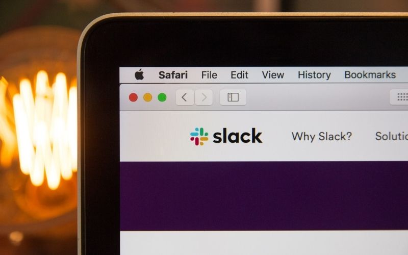 Slack used on Safari | Slack Shares Optimistic Figures as People Rely on Remote Work Tools During COVID-19 Pandemic