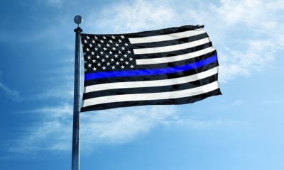 Support the Police Thin Blue Line American Flag | Ohio School District Prohibits “Thin Blue Line Flag” After It Was Carried onto the Field | Featured
