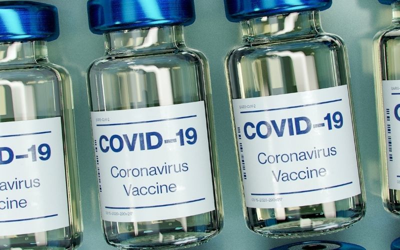 Covid-19 Vaccine Bottle Mockup | Johnson & Johnson Pauses COVID-19 Vaccine Research Study Due to Adverse Reaction