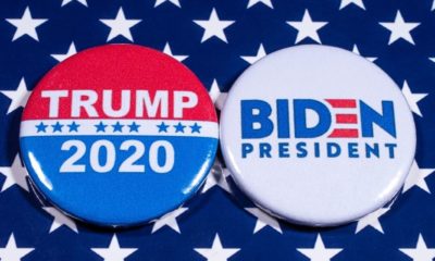 Donald Trump and Joe Biden Pin Badges | Georgia and Texas Polls Show Close Percentage Points Between Biden and Trump | Featured