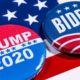 Donald Trump and Joe Biden Pin Badges | Presidential Town Halls Highlight Disparaging Media Treatment | Featured