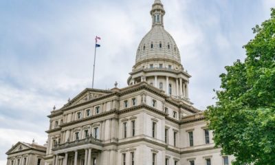 Exterior of the Michigan State Capitol Building in Lansing | Militias Form to Kidnap Radical Left-Wing Governors ‘Violating the US Constitution’ | Featured