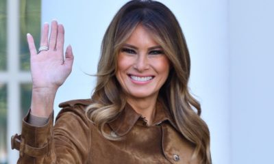 First Lady Melania Trump Smiles and Waves | Melania Trump Slams Biden and Democrats During Her First Solo Campaign Appearance | Featured