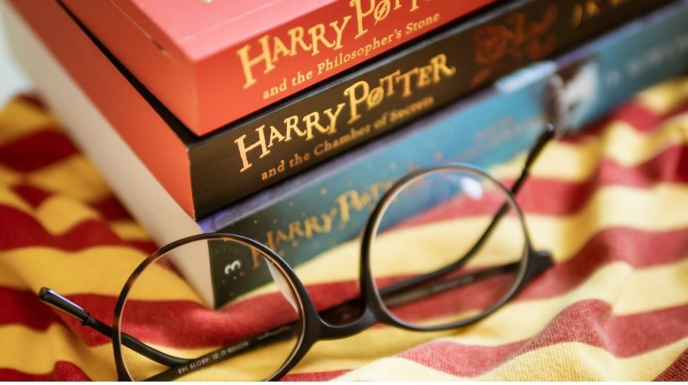 Harry Potter Books with Round Shape Eyeglasses | Rare First Edition “Harry Potter” Book Could Be Worth $65,000; To Be Sold at Auction Soon | Featured