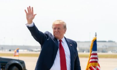 President Donald J. Trump Applauds and Waves | Trump ‘Feeling Well’ Amid ‘Concerning’ Health Reports | Featured