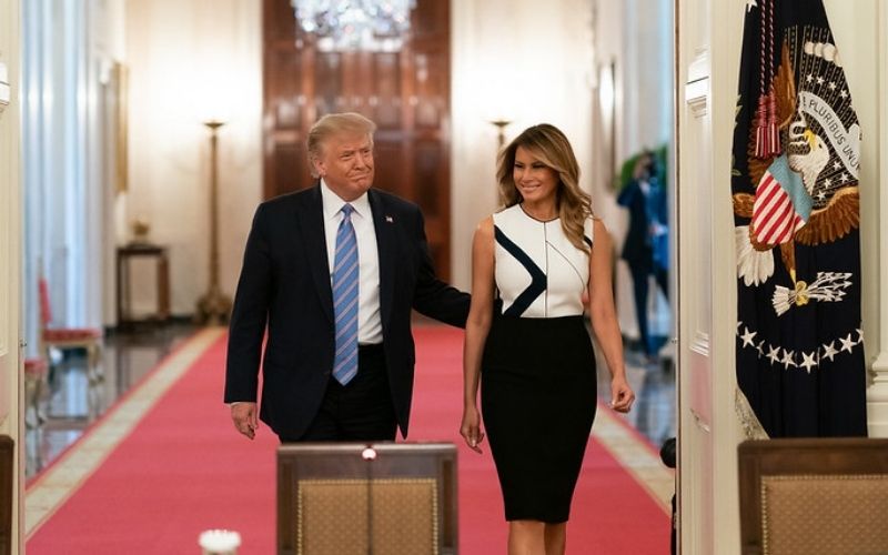 President Donald J. Trump and First Lady Melania Trump | President Trump Tests Positive for COVID-19