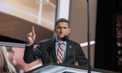 Army Lieutenant General (Retired) Michael Flynn addresses the Republican National Convention at the Quicken Arena-trump pardons-ss-featured