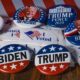 Biden Democrat and Trump Republican Presidential Campaign Buttons | Florida, Pennsylvania Emerge as Key Battlegrounds in Presidential Race | Featured