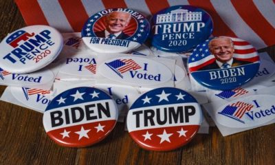 Trump and Biden Presidential Campaign Buttons | Trump Doesn’t Plan to Immediately Concede the Election | Featured
