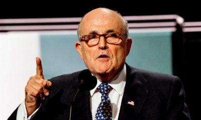 Former Mayor of New York City Rudy Giuliani addresses the Republican National Nominating Convention in the Quicken Sports Arena Cleveland Ohio-Rudy Giuliani Press Conference-ss-featured