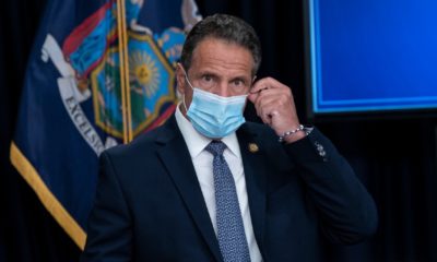 NYS Governor Andrew Cuomo makes an announcement and holds media briefing at 3rd Avenue office-NY Covid-19 Restrictions-ss-featured
