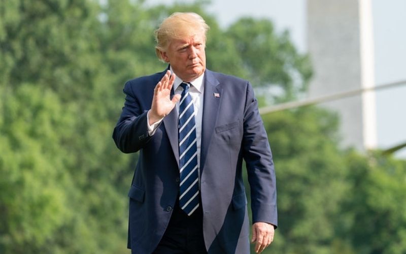 President Donald J. Trump Waves as He Walks | 2020 Election: It All Boils Down to These 8 States