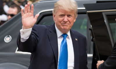 President Donald Trump getting out of a car in Paris-Trump Asks Why Biden Is “So Quickly Forming a Cabinet” as His Legal Team Pushes Voter Fraud Allegations-ss-Featured
