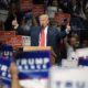 President Donald Trump Gives the Crowd a Double Thumbs Up | Trump Thanks Campaign Staff | Featured